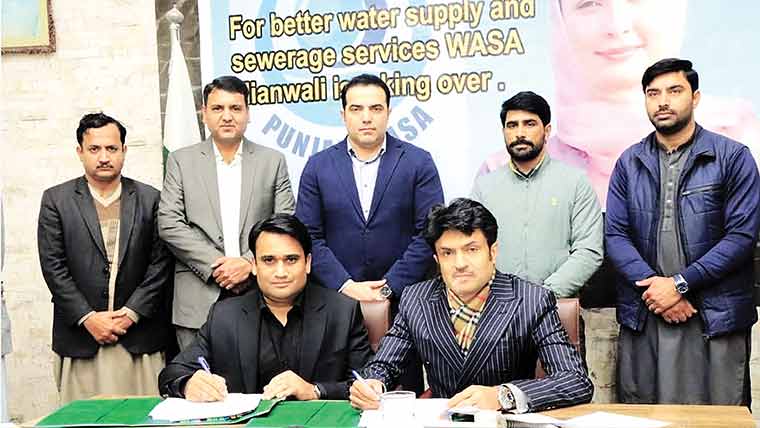 میانوالی میں واسا کا قیام، میونسپل کمیٹی  کی مشینری و انتظامی امور حوالے 