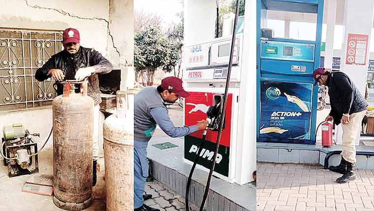 ٹو بہ :غیر قانونی آئل کے کاروبار کرنیوالوں کیخلاف کارروائیاں