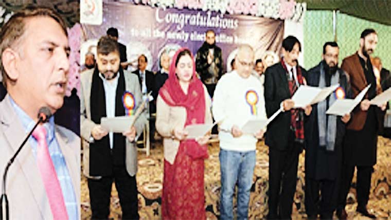 پی ایم اے گوجرانوالہ کی نئی رجیم نے حلف اٹھا لیا