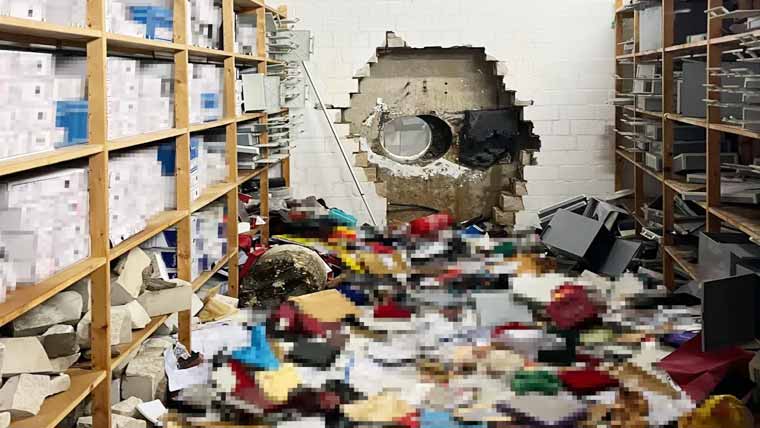 جرمنی:ڈاکوؤں نے بینک کے والٹ  روم سے 3کروڑ یورو ، سونا لوٹ لیا