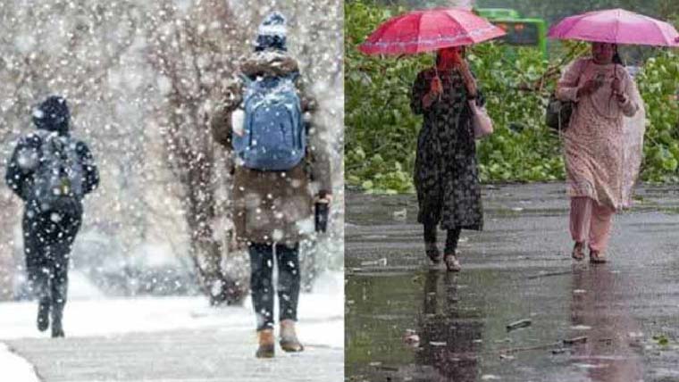 جڑواں شہروں میں بونداباندی، پہاڑوں پربرفباری جاری 