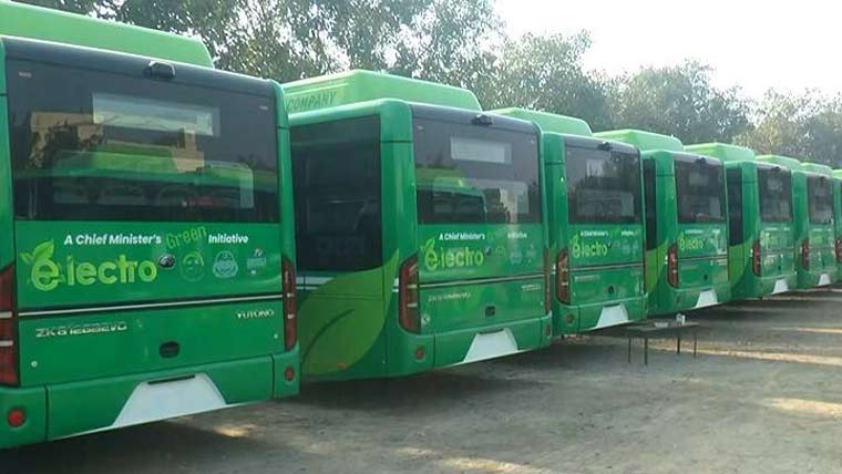 گرین ٹاؤن تا ریلوے سٹیشن، الیکٹرک بسیں 15 فروری سے رواں دواں