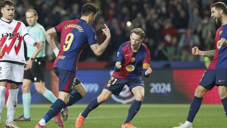 سپینش لالیگا میں بارسلونا نے ریو  ویلیکانو کو 0-1گول سے ہرا دیا