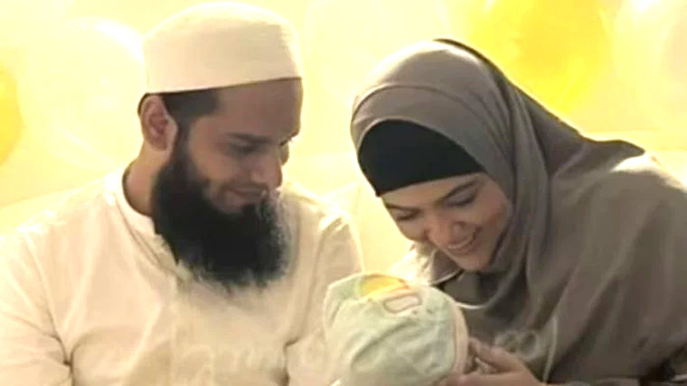 ثنا خان اور سید انس نے اپنے دوسرے بچے کا نام بتا دیا