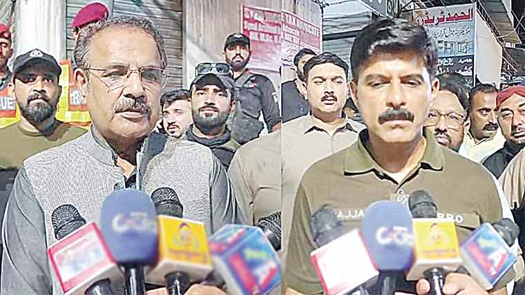 آرپی او ڈیرہ اور کمشنر کا کوٹ ادوکا دورہ، محرم انتظامات کا جائزہ 