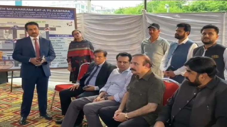 طارق فضل، طلال چودھری کا دورہ جی سکس امام بارگاہ 