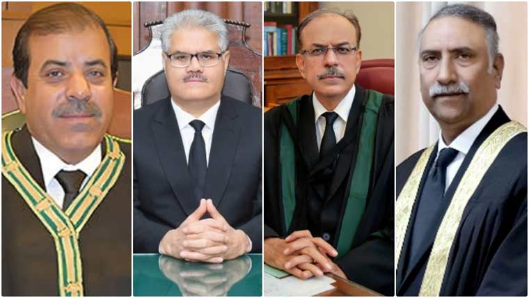 اسلام آباد،پشاور،سندھ،بلوچستان  ہائیکورٹس کے مستقل چیف جسٹسز کی  تقرری کا نوٹیفکیشن جاری