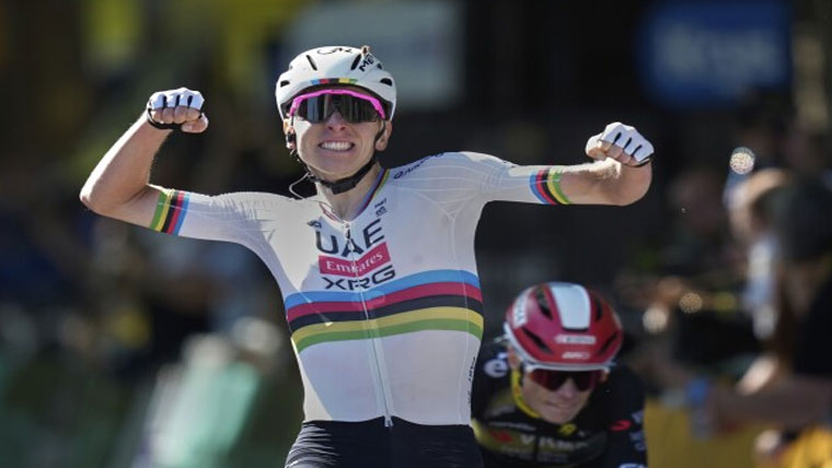  تڈیج پوگاآر نے ٹور ڈی فرانس  سائیکل ریس کا چوتھا مرحلہ جیت لیا