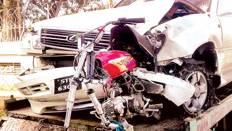 بائیک سوار نوجوان جاں بحق 