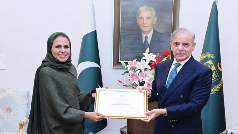 وزیراعظم سے قطری خاتون کوہ پیما  اسماالثانی کی ملاقات ،پرتپاک  مہمان نوازی پر اظہار تشکر