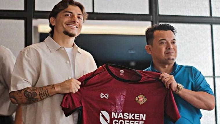 پاکستان فٹبال ٹیم کے کھلاڑی اوٹس  خان کا ملائیشین کلب سے معاہدہ 