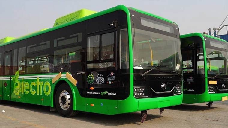  چاروں اضلاع میں 72 الیکٹرک بسیں چلانے کی منظوری