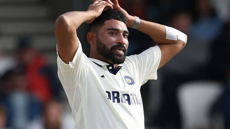 لارڈز ٹیسٹ میں بھارتی  کرکٹر محمد سراج کو جرمانہ