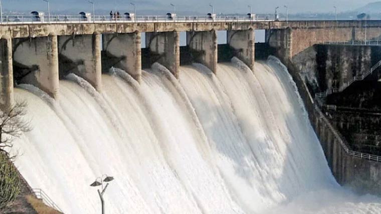 راول ڈیم بھر گیا ،سپل ویز آج کھولے جائینگے 