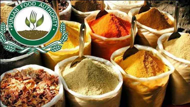 فوڈ اتھارٹی کا آپریشن ، سینکڑوں کلو مصالحہ جات ، غیر معیاری اجزا تلف ، جرمانے 