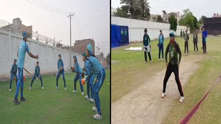 پاکستان ویمن کرکٹ ٹیم  کا سکلز اینڈ فٹنس کیمپ جاری