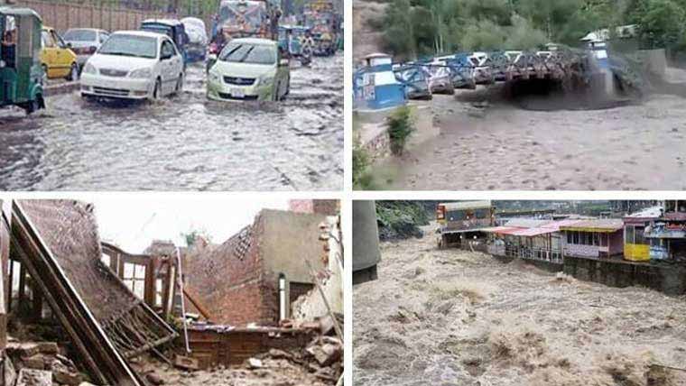 مون سون بارشوں سے نقصانات : 216 افراد جاں بحق، 582 زخمی، 779 گھر تباہ 