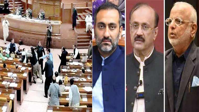 پی ٹی آئی کو جھٹکا، 9 مئی پر 3 ارکان نااہل قرار: پنجاب اسمبلی، ہنگامہ آرائی، حکومتی رکن کو تھپڑ ، 2 اپوزیشن ایم پی ایز معطل 