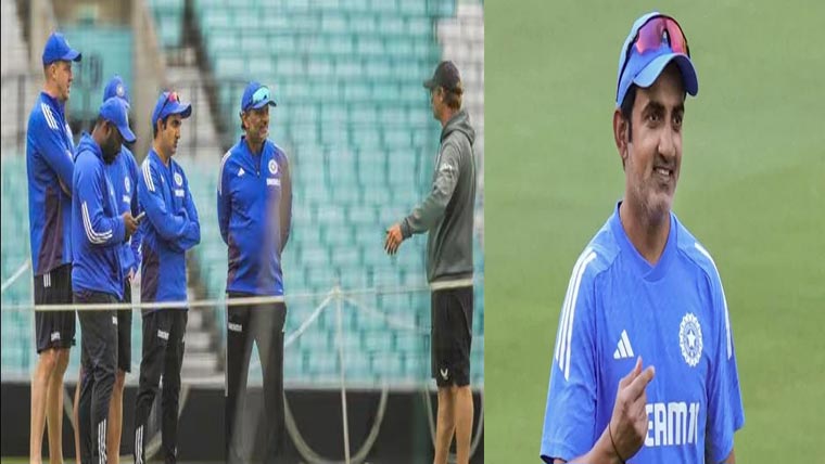 بھارتی ہیڈکوچ گوتم گھمبیر اوول گراؤنڈ  کے چیف کیوریٹر سے الجھ پڑے