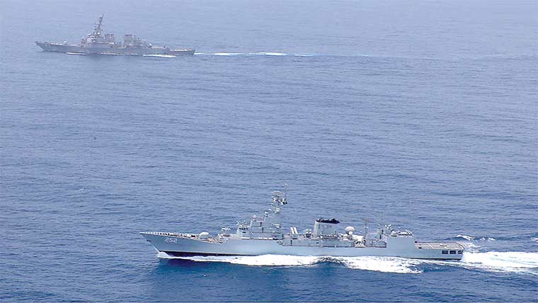 پاک بحریہ ، امریکی بحریہ کی شمالی بحر ہند میں مشترکہ مشق 