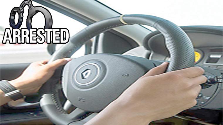 بغیر لائسنس ڈرائیونگ ،شہری  کو حراست میں لے لیا گیا