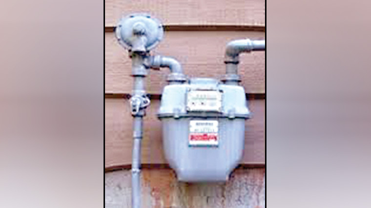  گھر کے باہر سے گیس میٹر چوری