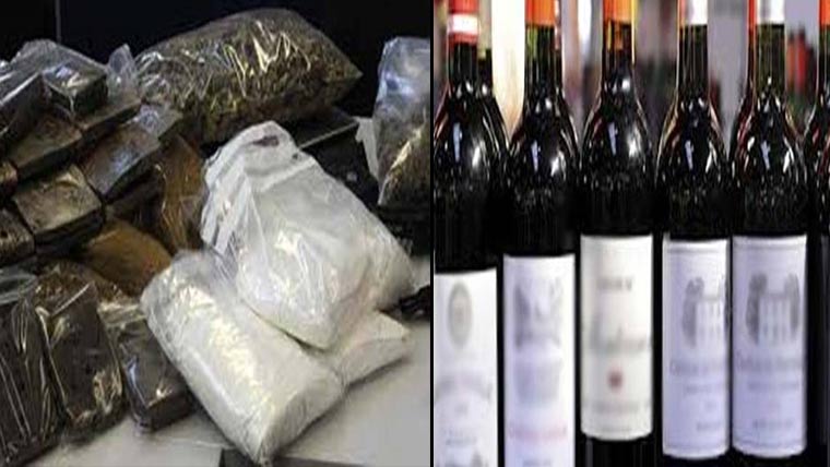 ڈسکہ:مختلف کا	رروائیوں میں  ملزموں سے شراب اور چرس برآمد