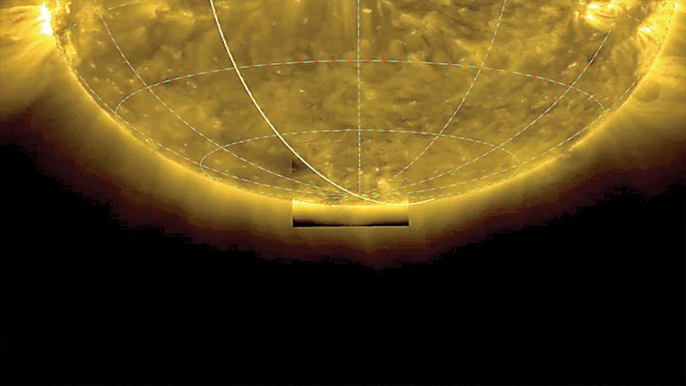 سورج کے جنوبی قطب کی سب سے پہلی تصویر جاری
