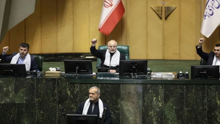 ایرانی پارلیمنٹ میں’’پاکستان  تشکر تشکر‘‘ کے نعرے