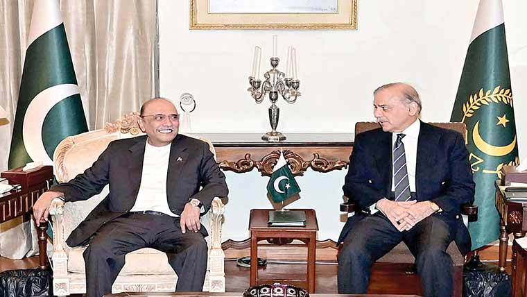 وزیراعظم کی صدر سے ملاقات ،بجٹ پر پی پی کے تحفظات دور کرنیکی یقین د ہانی