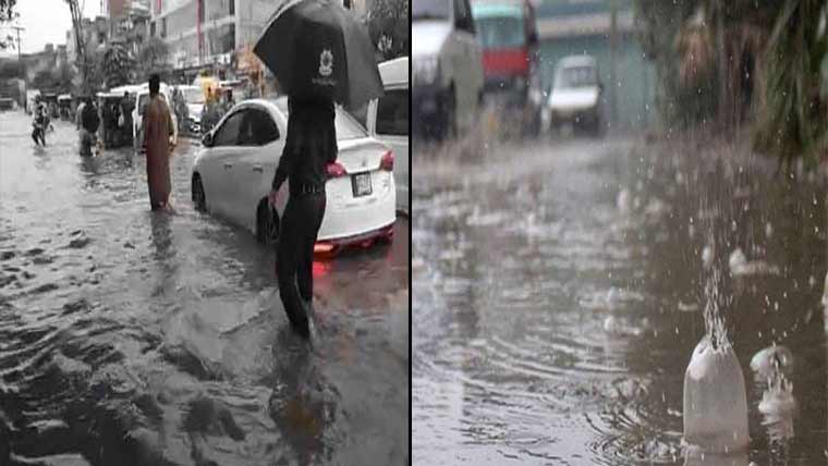 فاروقہ:بارش سے نشیبی  علاقوں میں پانی بھر گیا 