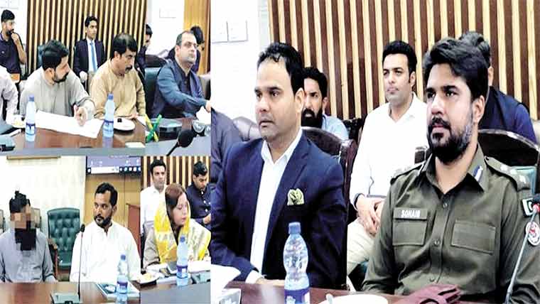 عاشورہ محرم کے امن کیلئے ڈپٹی کمشنر کے زیر صدارت اجلاس