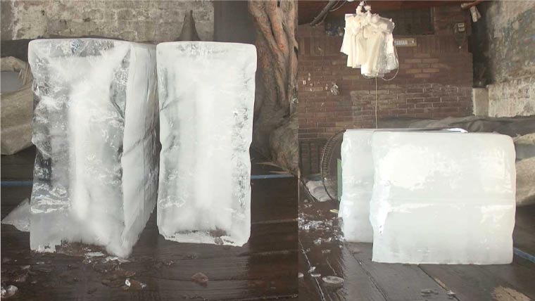  آلودہ پانی سے برف بنانے کا  کام جاری ،لوگ بیمار ہونے لگے