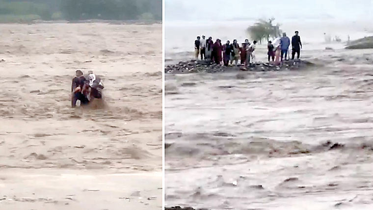 سوات:مدد کیلئے پکارتے 17افراد  دریا  میں ڈوب گئے
