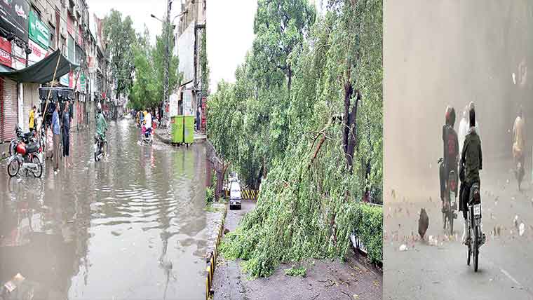 آندھی، بارش، پنجاب میں 8 افراد جاں بحق، بجلی گھنٹوں بند