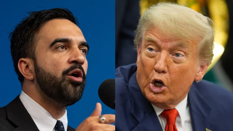 ظہران ممدانی میئر بنے تو نیویارک کو  فنڈز نہیں دیں گے ، ٹرمپ کی دھمکی