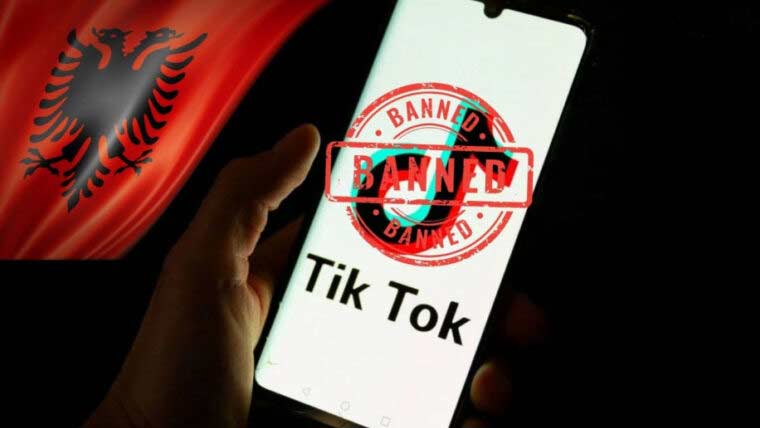 البانیہ :ٹک ٹاک پر پابندی 