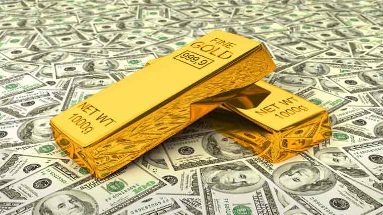 ڈالر کے انٹربینک ریٹ 280 سے نیچے، سونا مستحکم