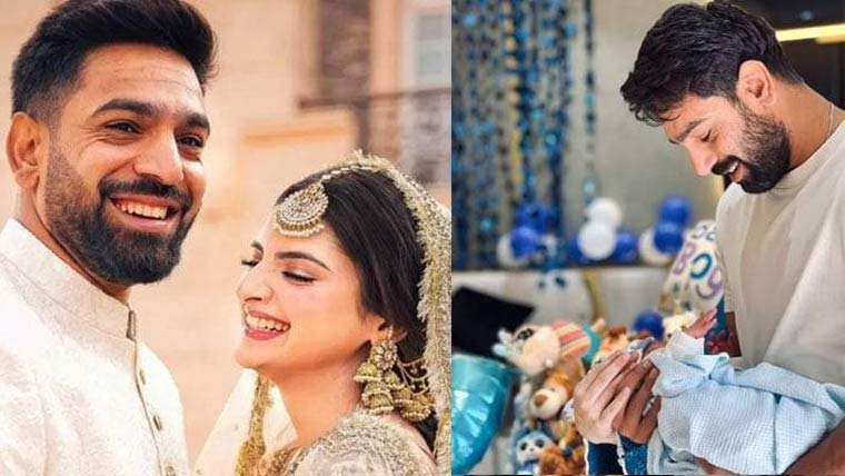 حارث رؤف نے بیٹے کے ہمراہ پہلی تصویر شیئر کر دی 