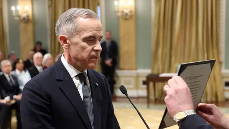 مارک کارنی نے کینیڈا کے  نئے وزیراعظم کا حلف اٹھالیا