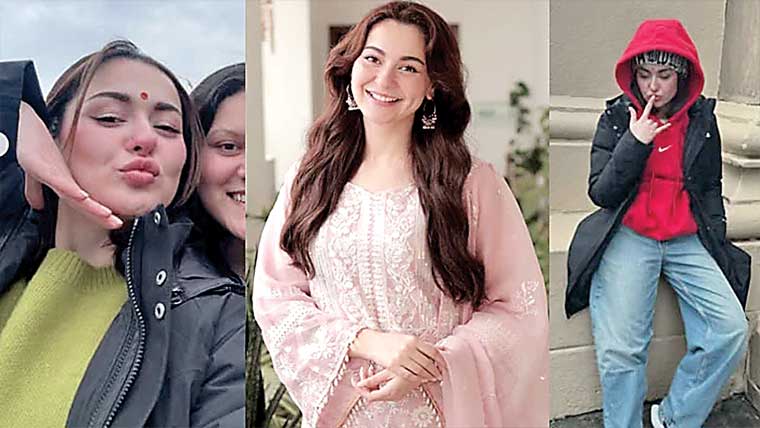 ہانیہ عامر کی بندی لگا کر ہندو مداحوں کو ‘ہولی’ کی مبارکباد