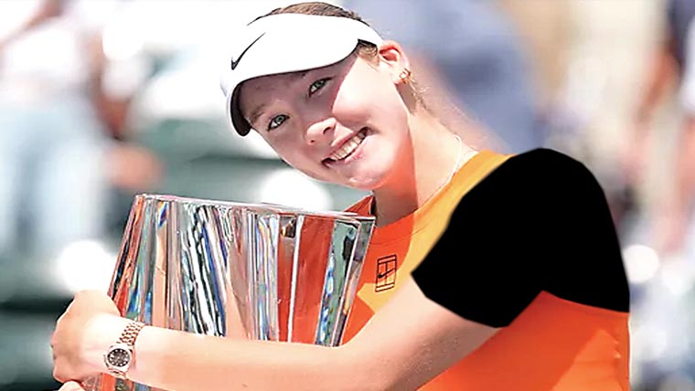  میرا اینڈریوا نے انڈین ویلز ٹینس ٹورنامنٹ جیت لی