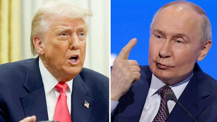 ٹرمپ کاپوٹن کو ٹیلی فون ، روس کا یوکرین کے توانائی اہداف پر حملہ نہ کرنیکا اعلان 