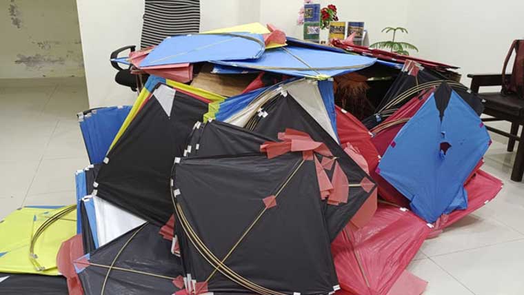  دو پتنگ باز گرفتار،سامان برآمد