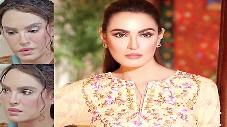 نادیہ حسین کا بھاری میک اپ ، مداح  ٹرانس جینڈرز میں ملانے لگے