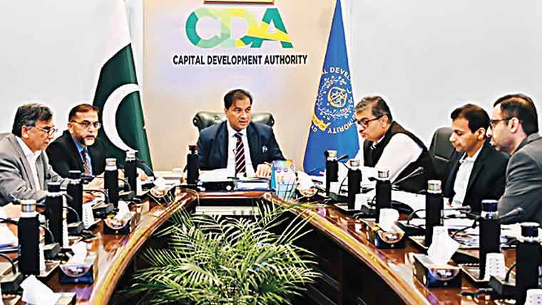 اسلام آباد کی ترقی،خوشحالی اور سیکٹرڈویلپمنٹ اولین ترجیح،چیئرمین سی ڈی اے