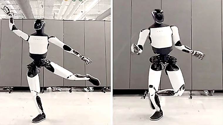 ٹیسلا کا آپٹیمس روبوٹ انسانوں کیطرح رقص کرنے لگا