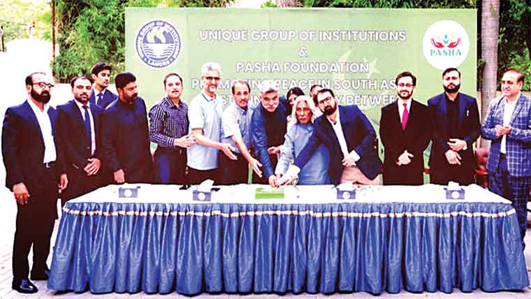 یونیک گروپ،پاشا فاؤنڈیشن  کا پاک فوج کو خراج تحسین 