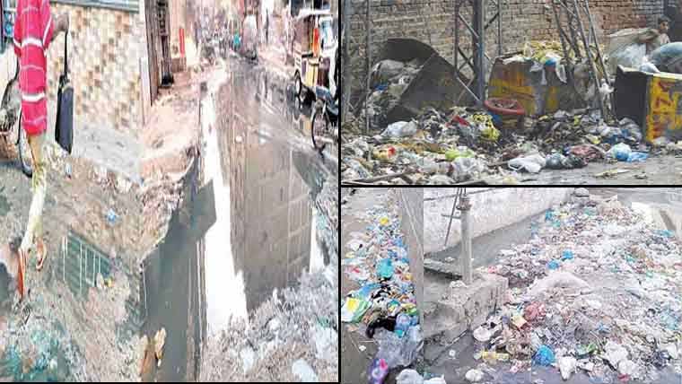 لدھیوالہ :گلیوں میں کوڑے کے ڈھیر‘ سینٹری ورکرز غائب