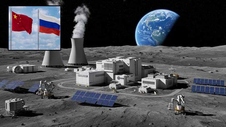 روس اور چین کا چاند پر ایٹمی پلانٹ بنانے کیلئے معاہدہ